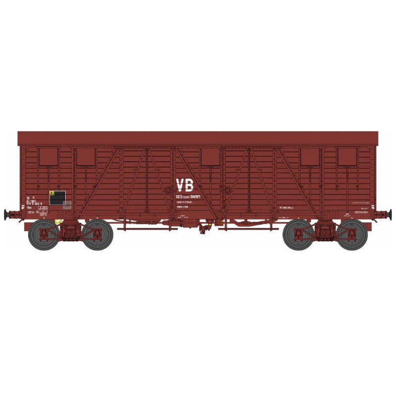 Wagon TP couvert 4 portes SNCF MT Ep.IV - HO 1/87 - REE WB-781