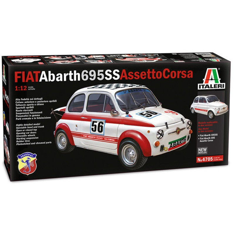 Italeri 4705 - FIAT Abarth 695SS Assetto Corsa - échelle 1/12