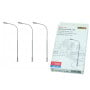 3x lampadaire moderne LED, blanc froid - HO 1/87 - FALLER 180119