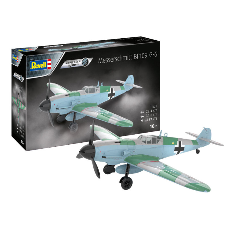 Messerschmitt Bf109G-6 easy-click-system - 1/32 - REVELL 03653