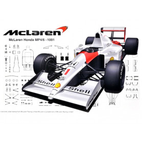 McLaren Honda MP4/6 1991 - 1/20 - FUJIMI 092133