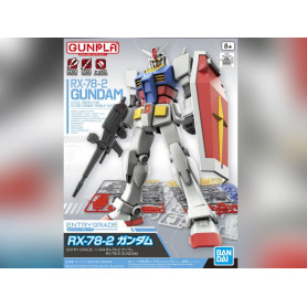 Gundam Gunpla Entry Grade 1/144 Rx-78-2 - BANDAI