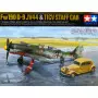 Set Focke-Wulf Fw190D-9 JV44 avec voiture 11CV - 1/48 - Tamiya 25213