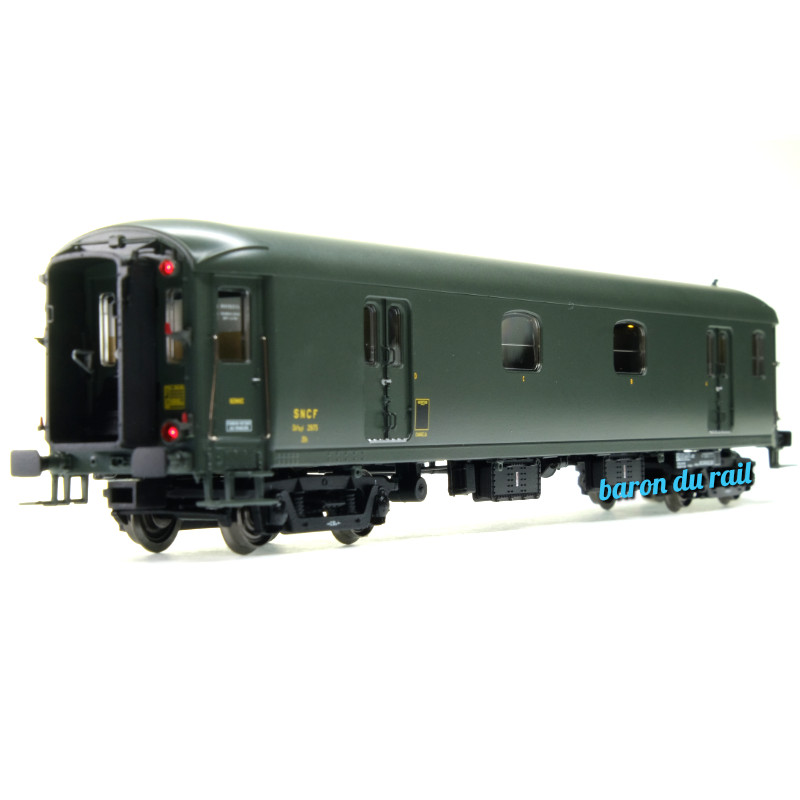 Fourgon Dd4myi feux fin de convoi SNCF ép IIIb - HO 1/87 - LS Models 31200