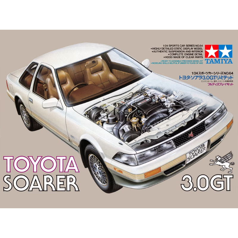 Toyota Soarer 3.0 GT Limited - échelle 1/24 - TAMIYA 24064