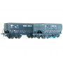 2x Tombereaux DMH SIDELOR ép. IV - SNCF - HO 1/87 - LS Models 31111
