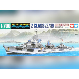 Destroyers Z Barbara - échelle 1/700 - TAMIYA 31908