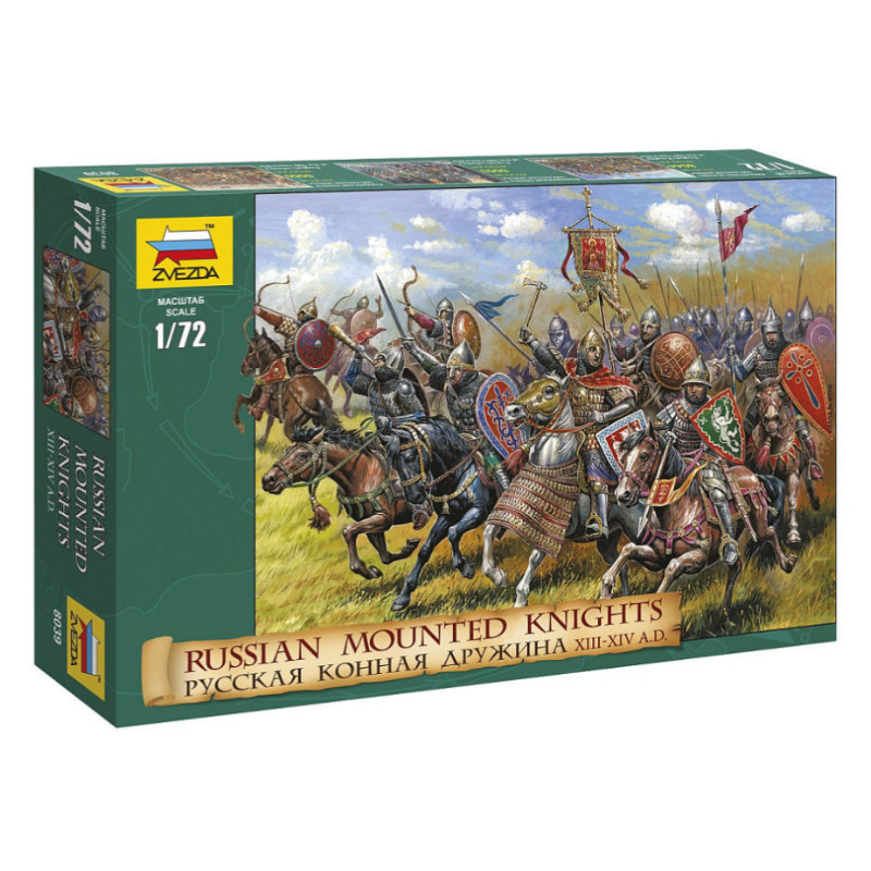 Chevaliers à cheval russes XIIIème XIVème - 1/72 - ZVEZDA 8039