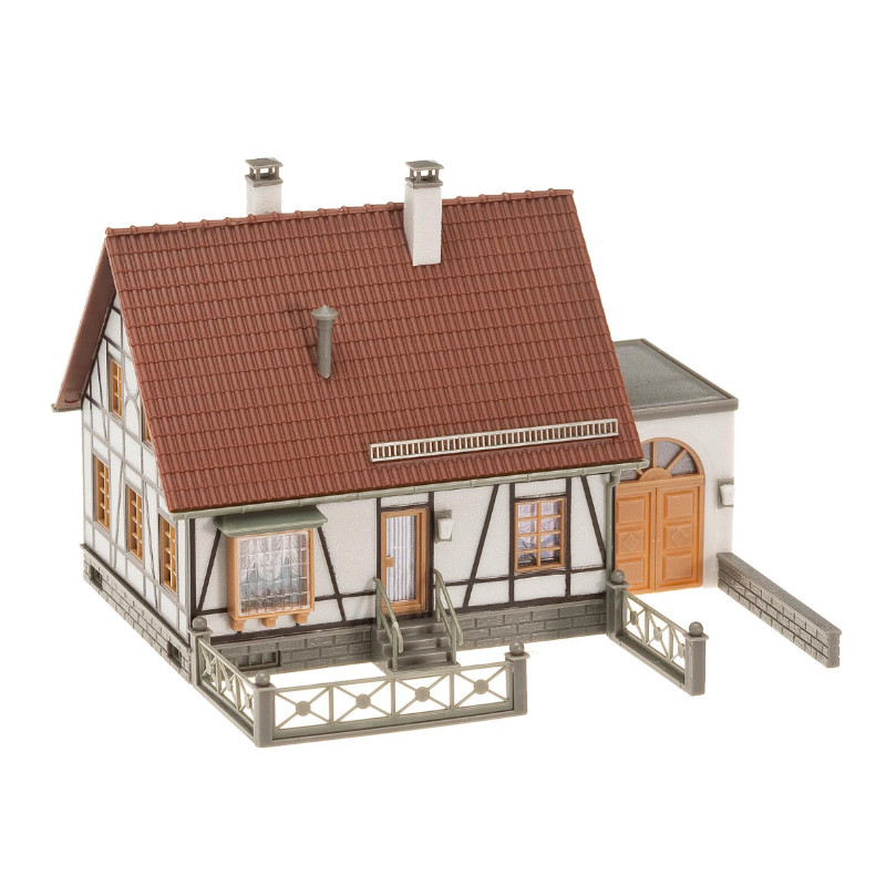 Maquette Faller Maison En Bois Avec Garage - Échelle HO (1:87) - Modèle 94401 - Occasion