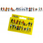 Set XL 18 figurines scène de rue - HO 1/87 - NOCH 16125