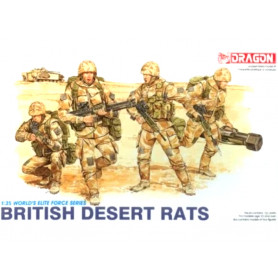 Rats du désert britanniques - 1/35 - DRAGON 3013