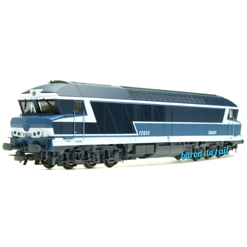 Locomotive diesel CC 72033 SNCF Nouilles analogique - ép IV-V - HO 1/87 - JOUEF HJ2603