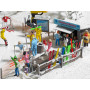 Set de décor piste de ski - HO 1/87 - BUSCH 1170