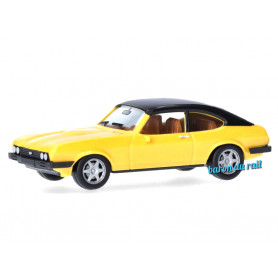 Ford Capri II Daytona jaune - HO 1/87 - HERPA 420570