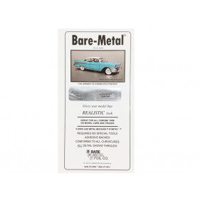 Feuille métal 28 X 15 cm ultra bright chrome - Bare-Metal BM004