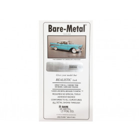 Feuille métal 28 X 15 cm chrome - Bare-Metal BM001
