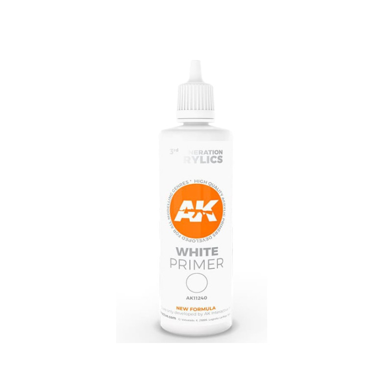Primer blanc 100 ml - AK INTERACTIVE AK11240
