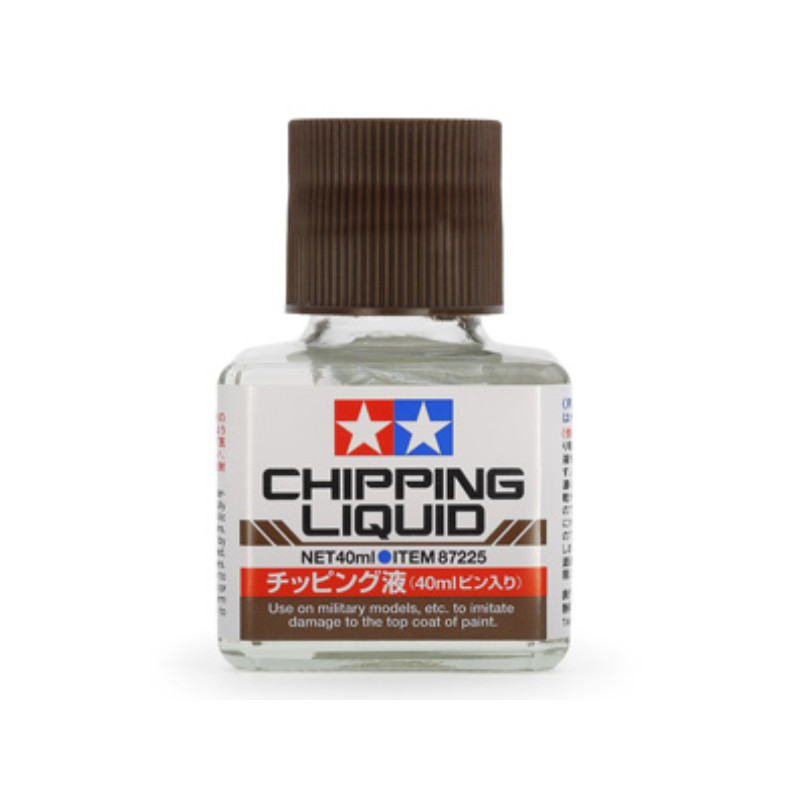 Chipping Liquid - reproduction peinture écaillée 40ml - Tamiya 87225