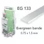 Evergreen EG133 - (x10) bande styrène 0.75 x 1.5 mm