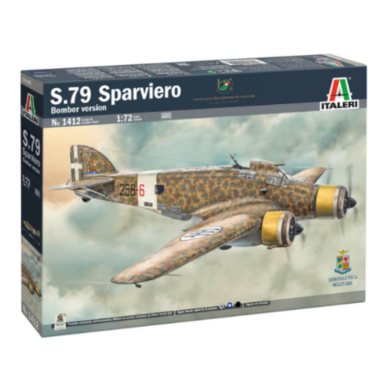 S.79 Sparviero version bombardier - 1/72 - ITALERI 1412