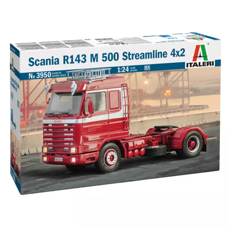 Scania R143 M 500 Streamline 4x2 - échelle 1/24 - ITALERI 3950