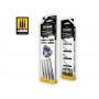 Set de 4 pinceaux dry brush (brossage à sec) - AMMO MIG 7607