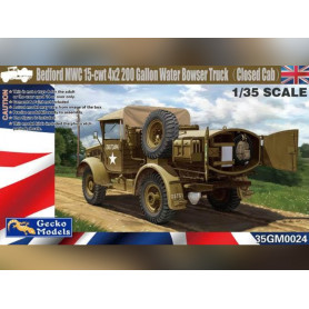 Camion citerne Bedford MWC 15 cwt 4x2 WWII - 1/35 - GECKO MODELS 35GM0024