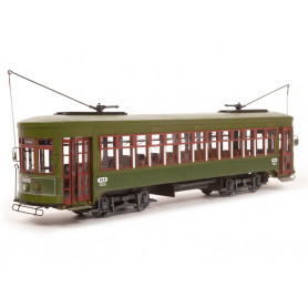 Maquette tramway Nouvelle-Orléans - bois - 1/24 (G) - OCCRE 53012