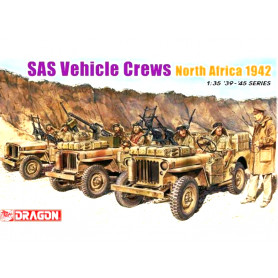 Équipages des véhicules SAS - 1/35 - DRAGON 6682
