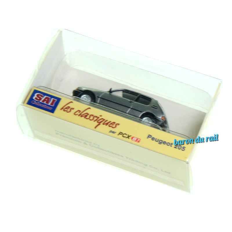 Brekina PCX870500 Spur H0 Peugeot 205 Cabriolet, metallic-dunkelgrün von PCX mod