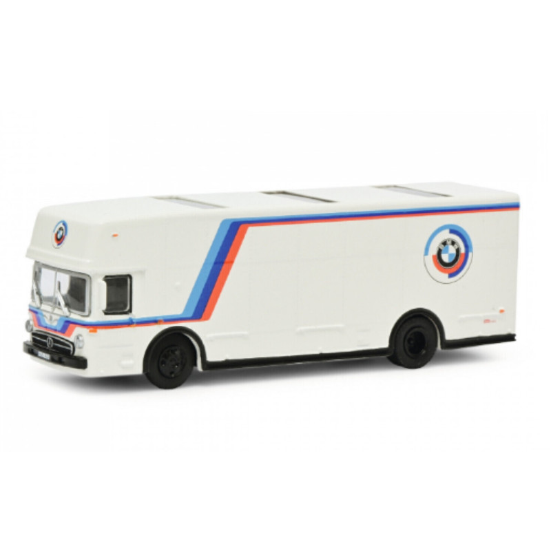 Camion transport de voitures de course BMW - HO 1/87 - SCHUCO 452668100
