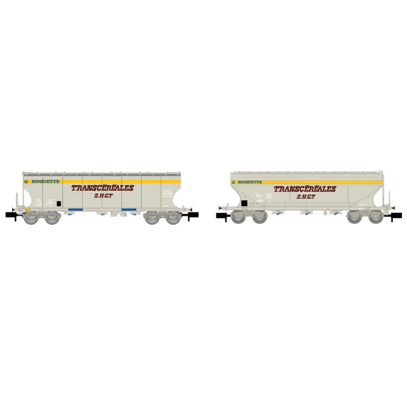 Wagons de marchandises verts Trix pour modélisme ferroviaire