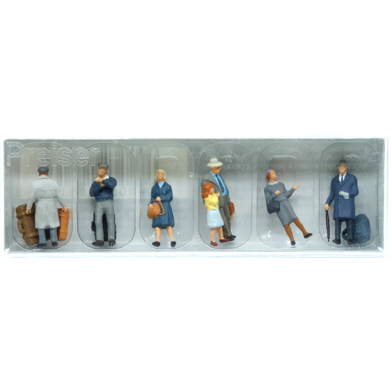 Voyageurs sur le quai - HO 1/87 - PREISER 10513