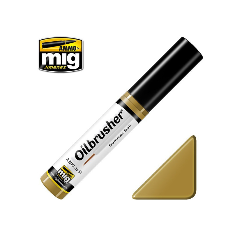 Oilbrusher Summer Soll - peinture à l'huile avec applicateur 10 ml - MIG 3520