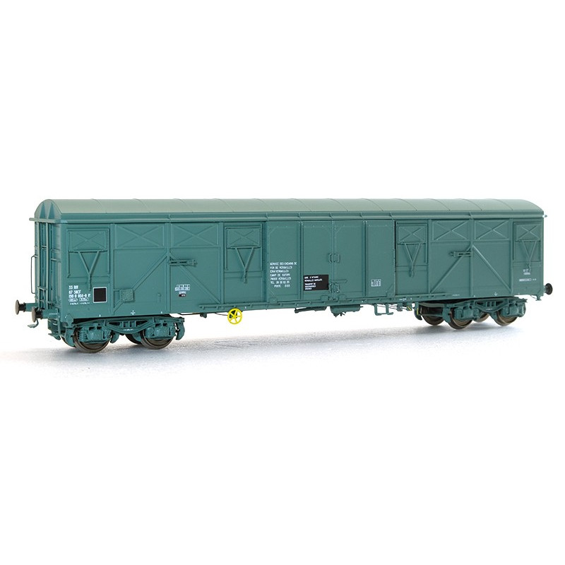 Wagon Gas 80 vert militaire ép IV et V - HO - LS Models 30348