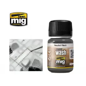 Effet de patine wash gris neutre 35 ml - AMMO MIG 1010