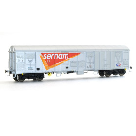 Wagon Gahldss 02-6 gris inox Sernam ép V - HO - LS Models 30332