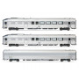 Set 3x voitures « Train Expo », coffret 1/2 ép. VI - SNCF - HO 1/87 - JOUEF HJ4178