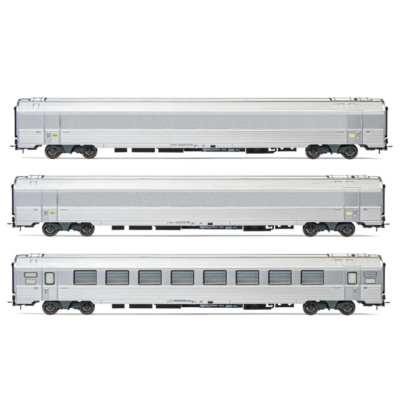 Set 3x voitures « Train Expo », coffret 2/2 ép. VI - SNCF - HO 1/87 - JOUEF HJ4179
