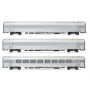 Set 3x voitures « Train Expo », coffret 2/2 ép. VI - SNCF - HO 1/87 - JOUEF HJ4179