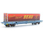Wagon KM caisse mobile Beau ép V - HO - LS Models 30311