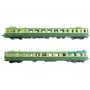 Autorail RGP 2 X-2703 vert olive SNCF Marseille Ep. III analogique - HO 1/87 - REE MB-173