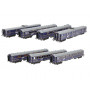 Coffret 7 voitures Nord Express CIWL 1936 éclairées - HO 1/87- LS Models MW1001