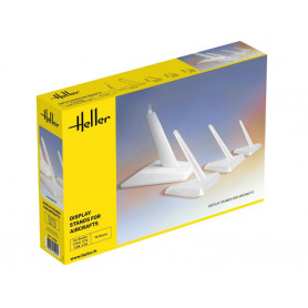 4x supports pour maquettes d'avion - HELLER 95200