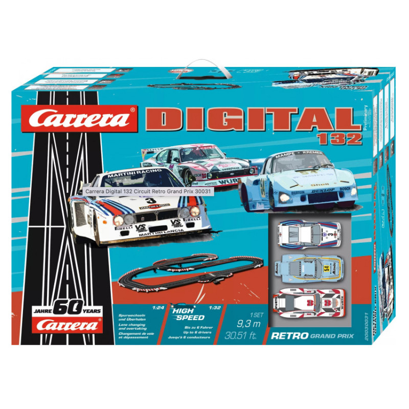 Coffret Carrera Digital Circuit Retro Grand Prix - 1/32 digital - CARRERA 30031