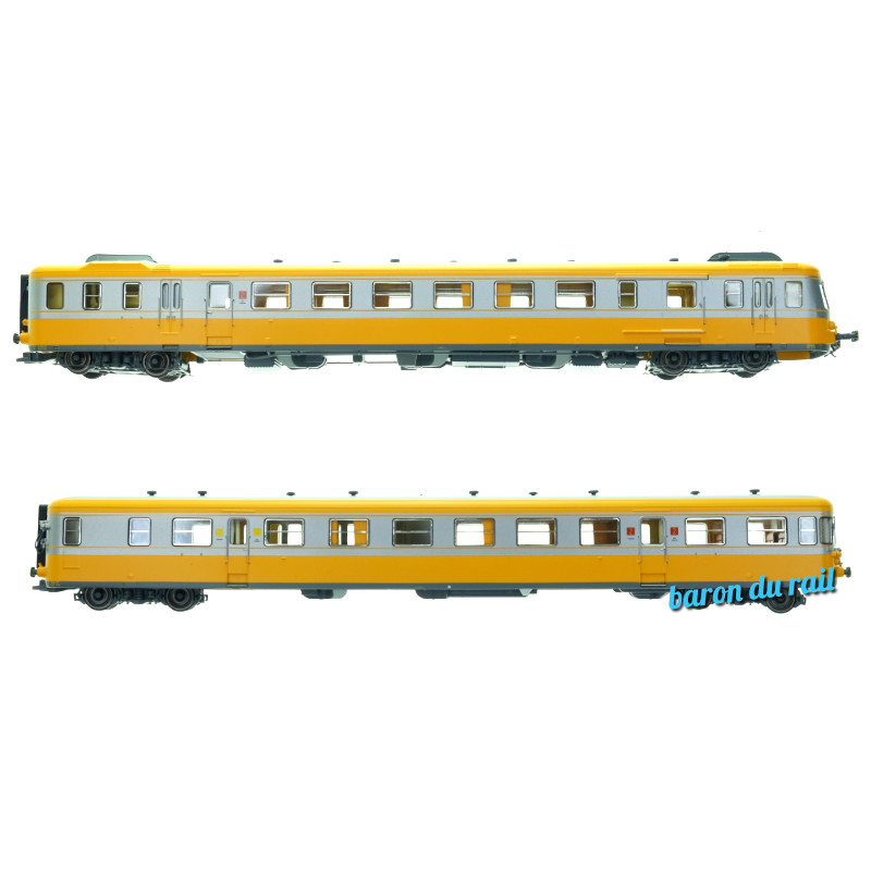 Autorail RGP 2 X-2702 Moderne Orange-Alu SNCF Ep.IV digital son - HO 1/87 - REE MB-174S