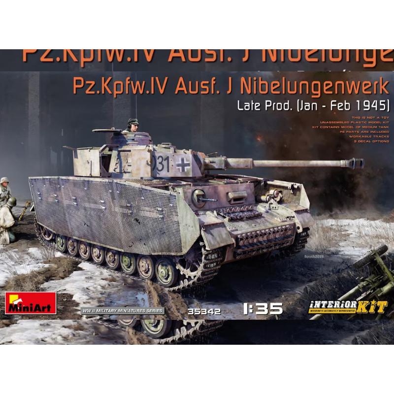 Pz.Kpfw.IV Ausf.J Nibelungenwerk Production tardive - 1/35 - MINIART 35342