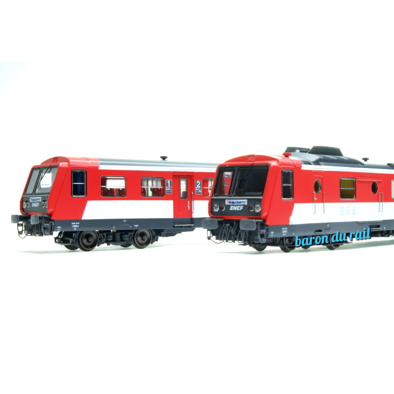 Autorail RGP 1 modernisé X2730 Alpazur SNCF Lyon-Vaise Ep. IV analogique - HO 1/87 - REE MB-191
