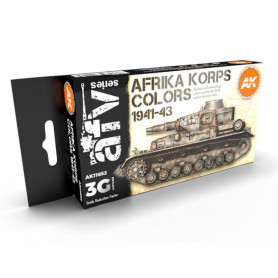 Set couleurs Africa Korps - AK INTERACTIVE AK11652