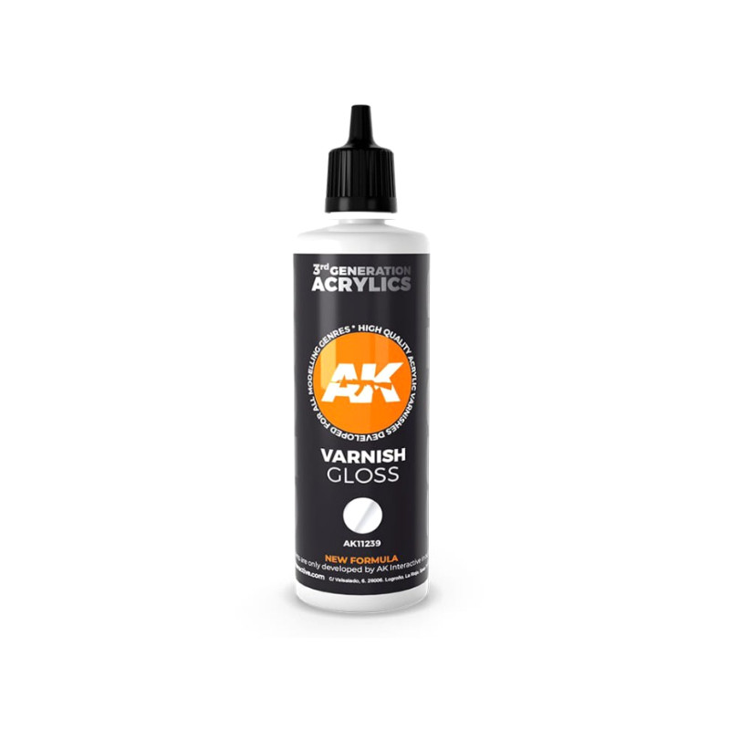Vernis brillant 100 ml - AK INTERACTIVE AK11239